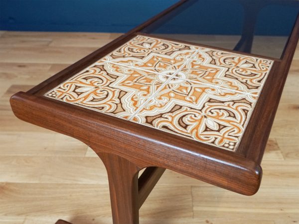 G Plan Glass and Tile Coffee Table
