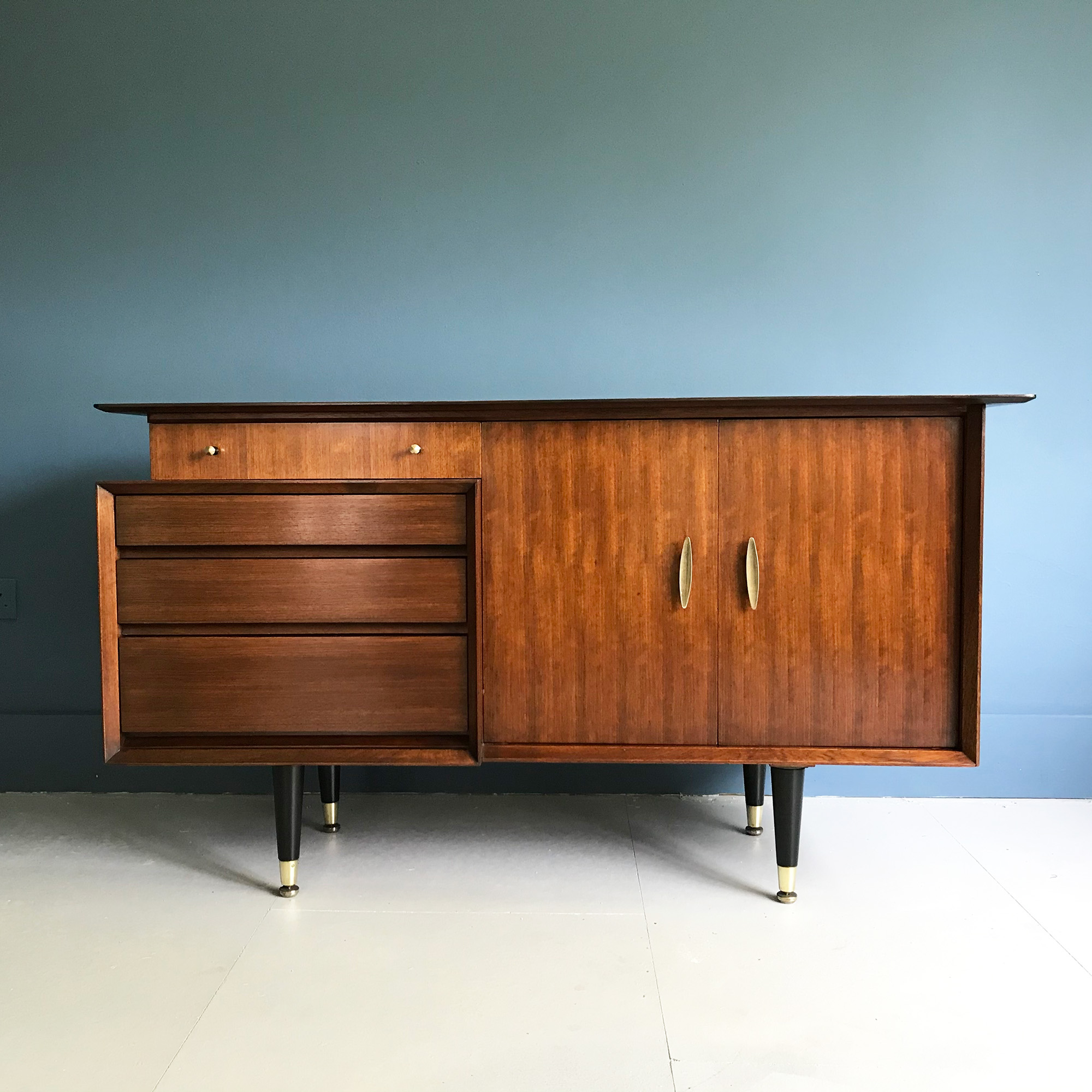Beautility Sideboard in Tola and Ebonised Black