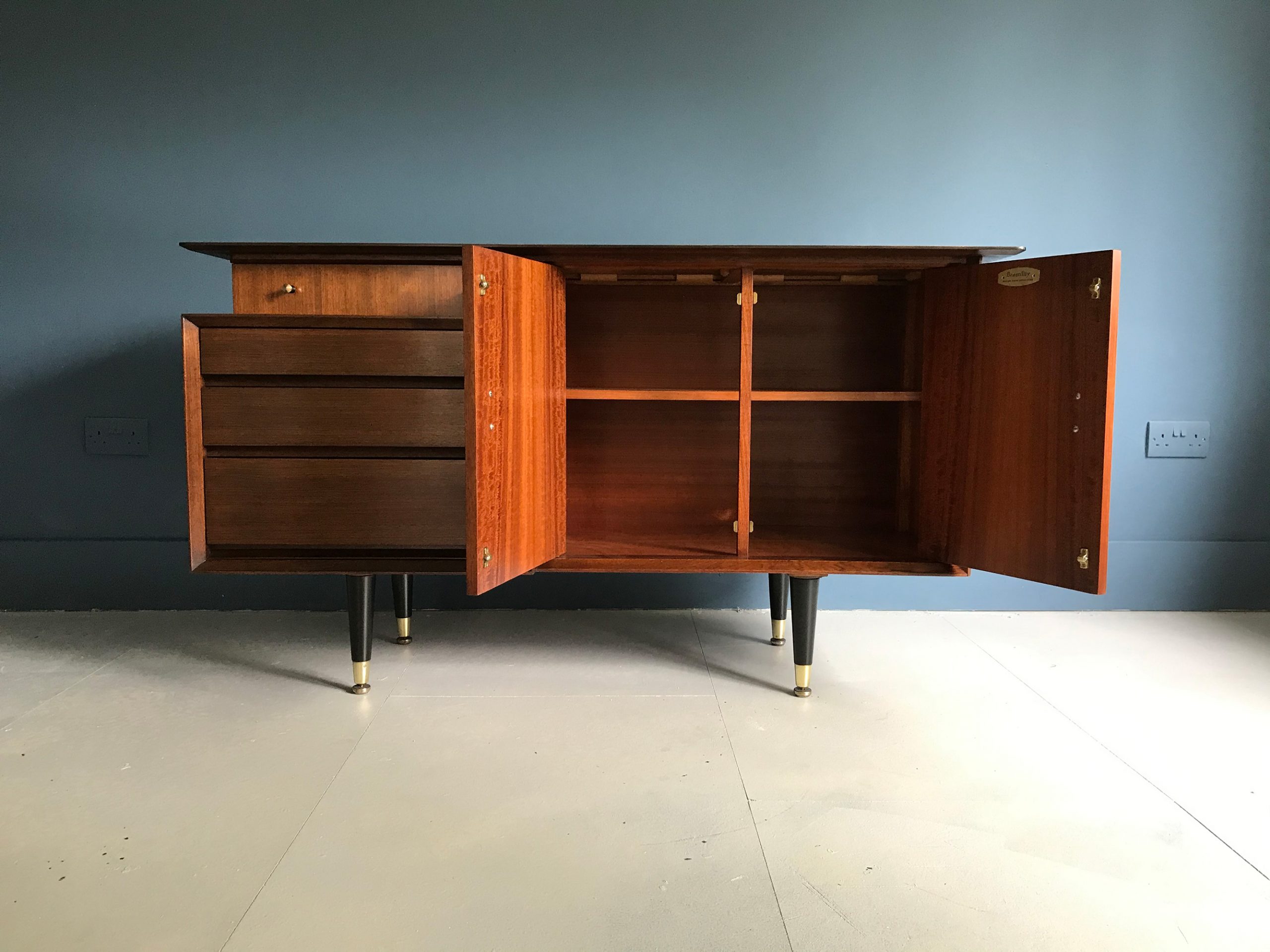 Beautility Sideboard in Tola and Ebonised Black - Image 5
