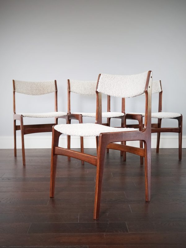 Set of 4 Vintage Teak Dining Chairs by Erik Buch for Anderstup Møbelfabrik