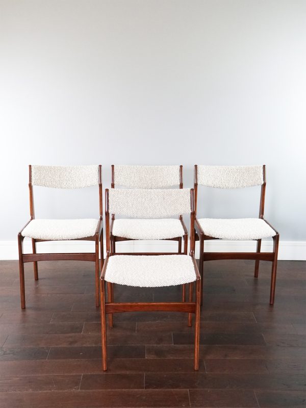 Set of 4 Vintage Teak Dining Chairs by Erik Buch for Anderstup Møbelfabrik