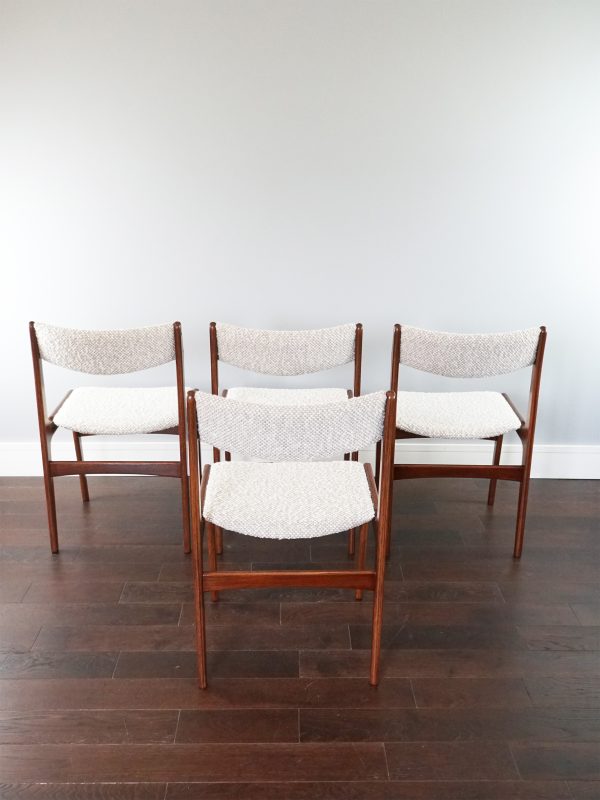 Set of 4 Vintage Teak Dining Chairs by Erik Buch for Anderstup Møbelfabrik