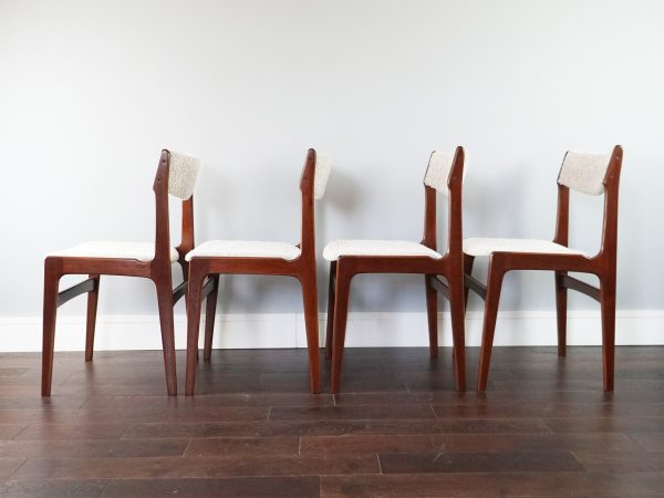 Set of 4 Vintage Teak Dining Chairs by Erik Buch for Anderstup Møbelfabrik