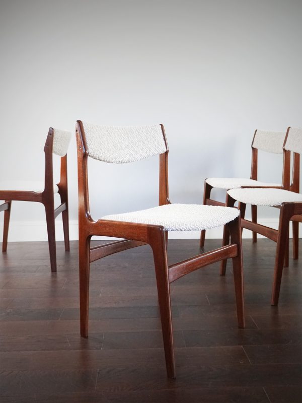 Set of 4 Vintage Teak Dining Chairs by Erik Buch for Anderstup Møbelfabrik