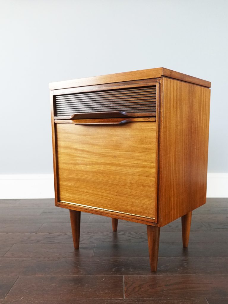 Vintage White & Newton Teak Side Cabinet