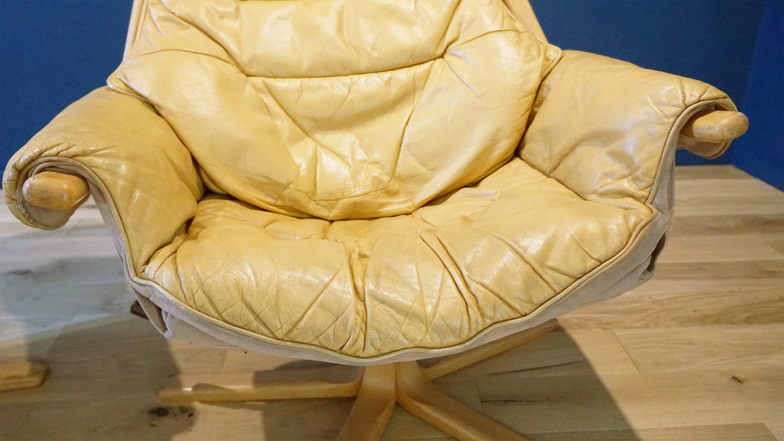 1970s Leather Swivel Chairs by Göte Möbler - Image 8