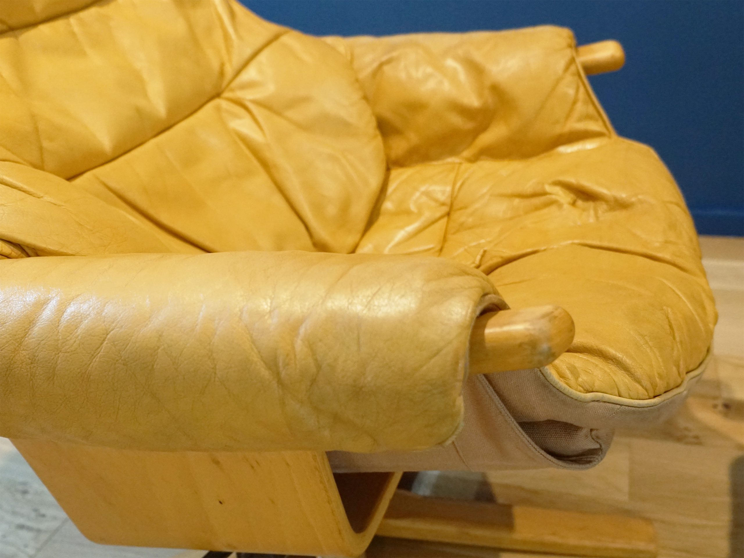 1970s Leather Swivel Chairs by Göte Möbler - Image 12