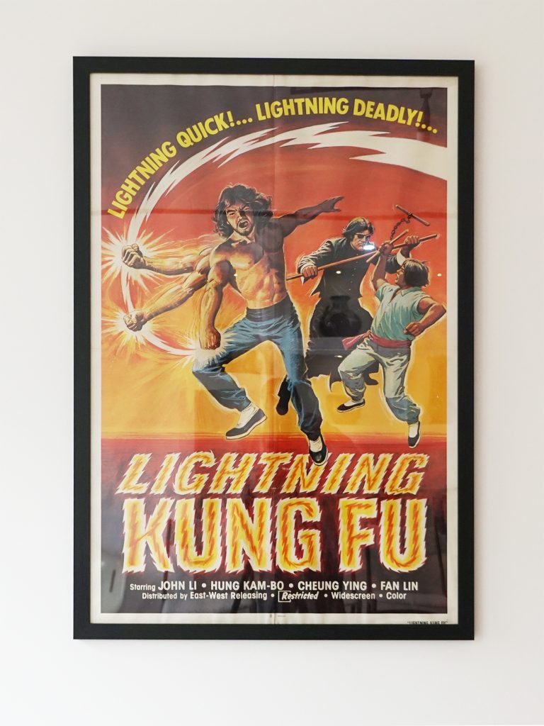 Vintage Kung Fu Movie Poster – Lightning Kung Fu