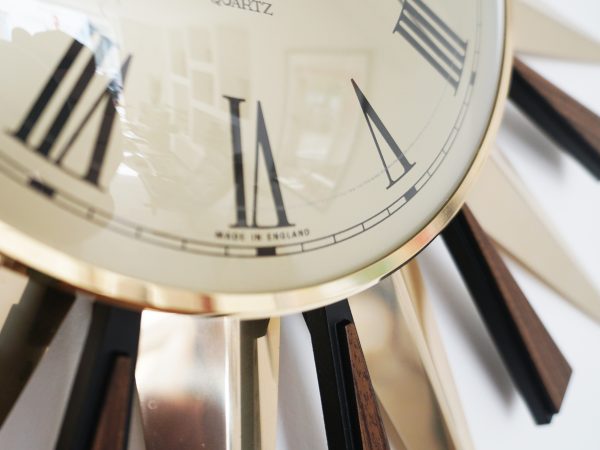 Sunburst Metamec Wall Clock