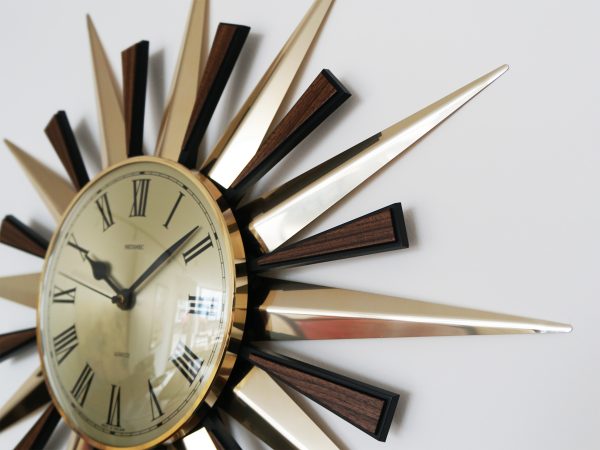 Sunburst Metamec Wall Clock