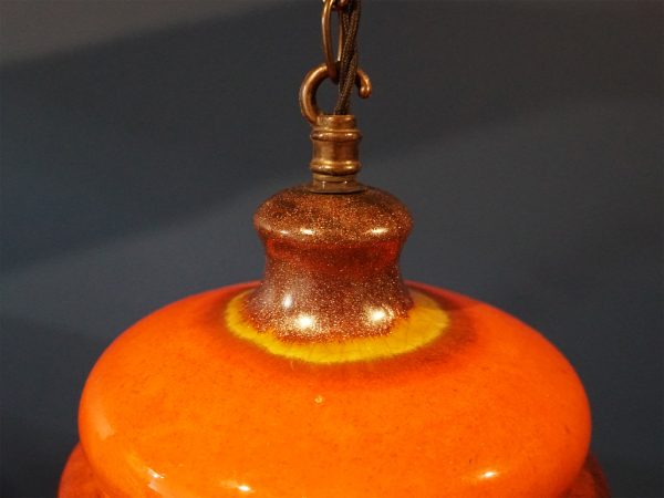 Italian Studio Ceramic Pendant Lamp