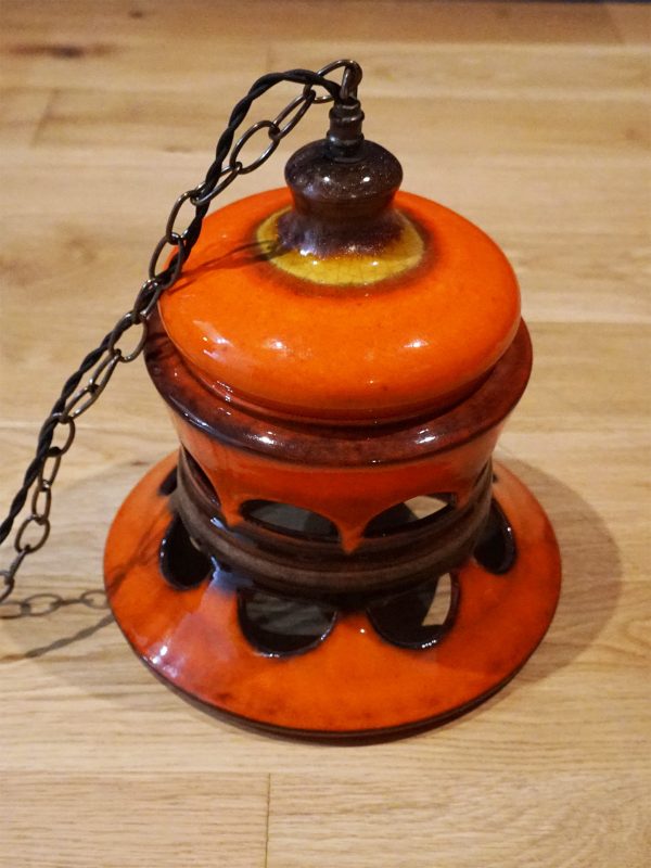 Italian Studio Ceramic Pendant Lamp