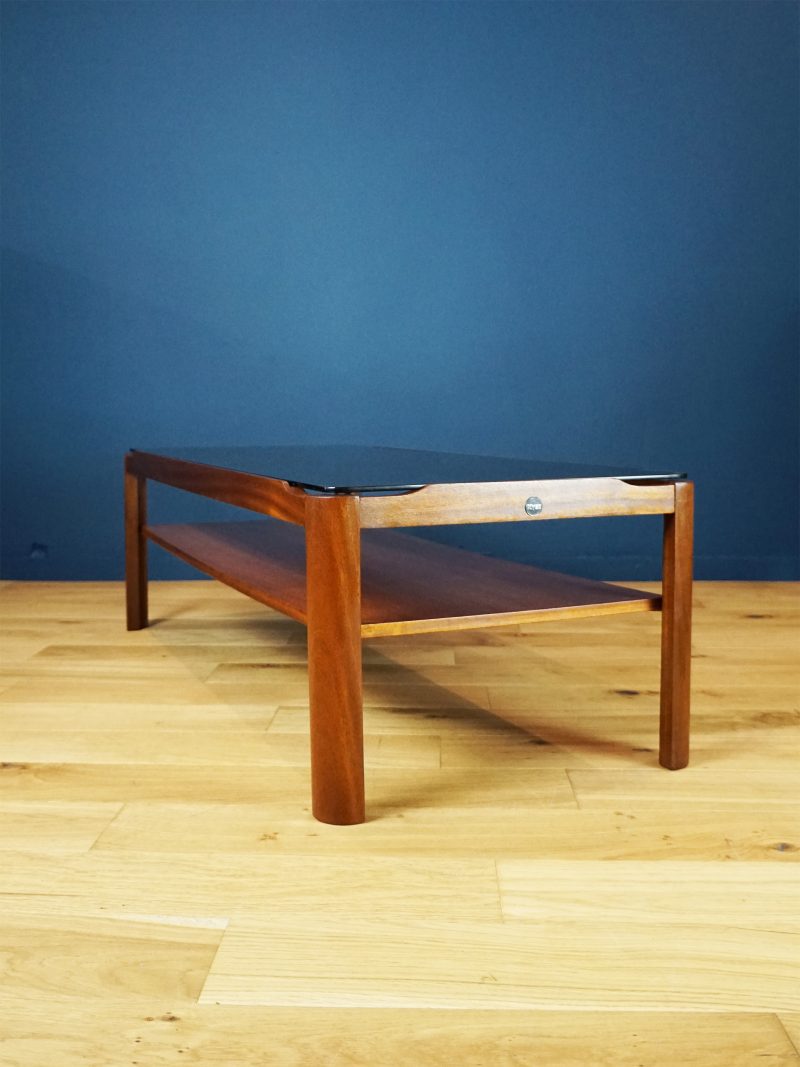 Teak and Glass Coffee Table by Myer - 1960s