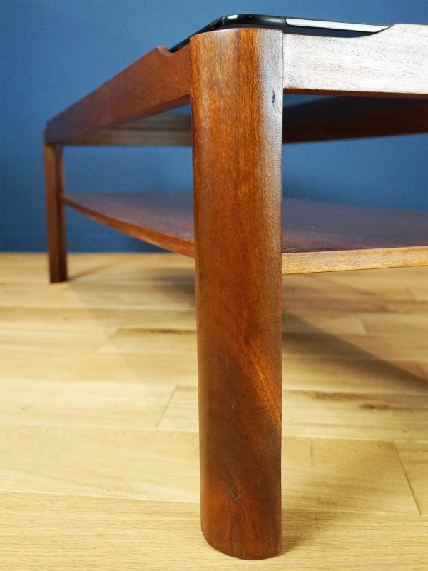 Teak and Glass Coffee Table by Myer - 1960s