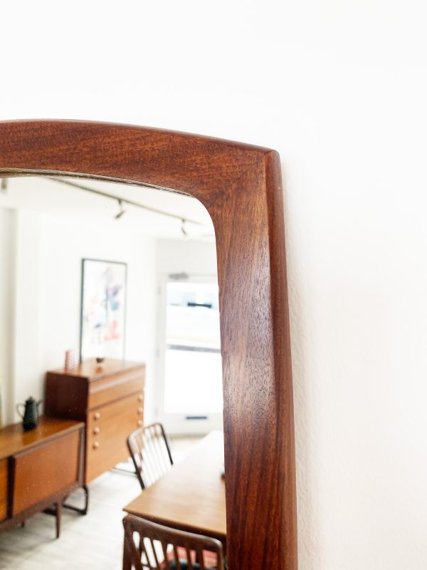 1960s Teak Framed Wall Mirror