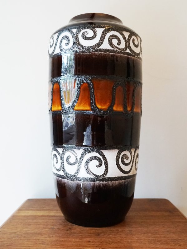 Large West German Fat Lava Vase 517-45