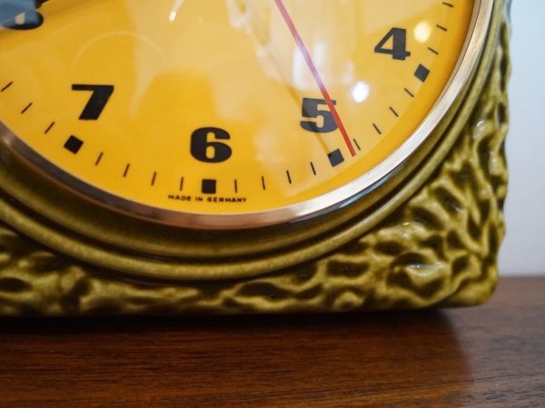 West German ZentRa Ceramic Clock - Haldensleben 2477