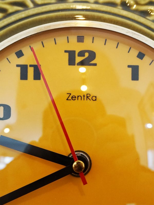 West German ZentRa Ceramic Clock - Haldensleben 2477