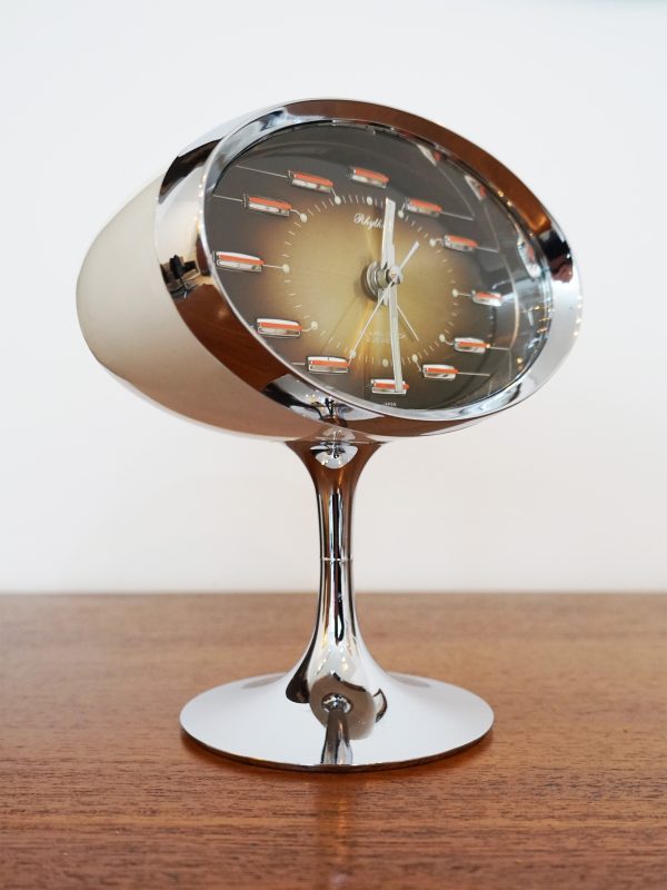 Mid-Century Rhythm 51141 Space Age Pedestal Clock