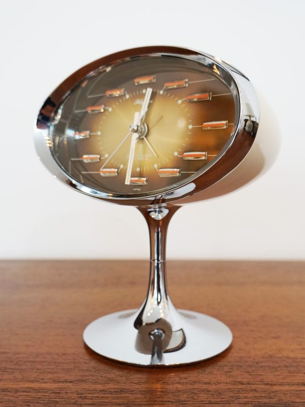 Mid-Century Rhythm 51141 Space Age Pedestal Clock