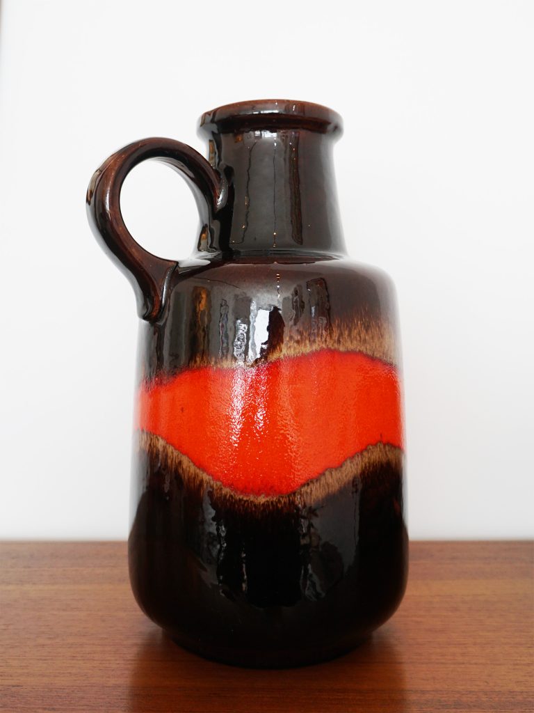 Extra Large West German Scheurich Fat Lava Vase Model 408-40