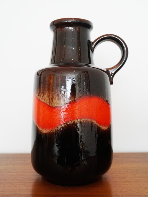 Extra Large West German Scheurich Fat Lava Vase Model 408-40