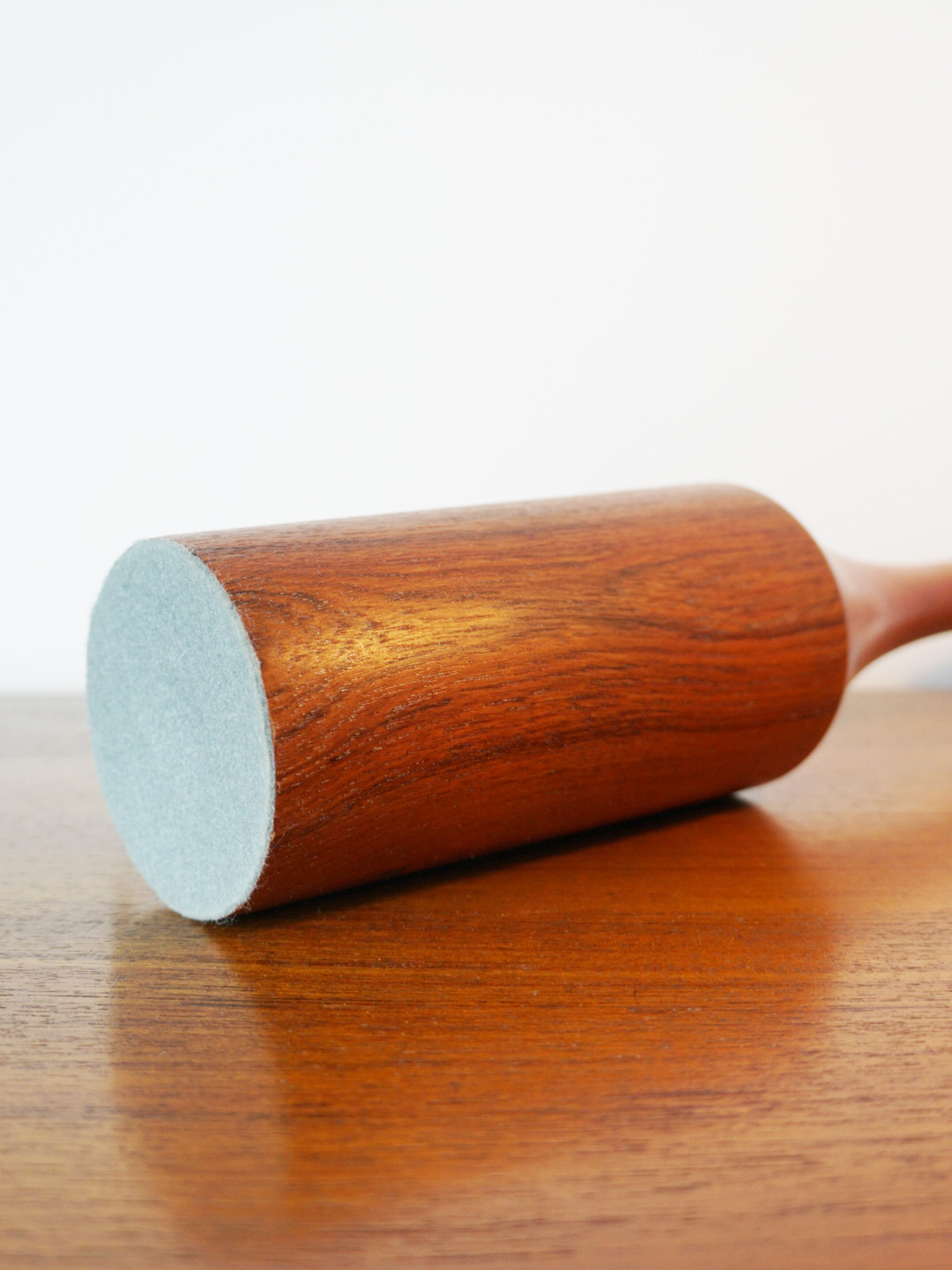 Mid-Century Danish Modern Solid Teak Table Lamp