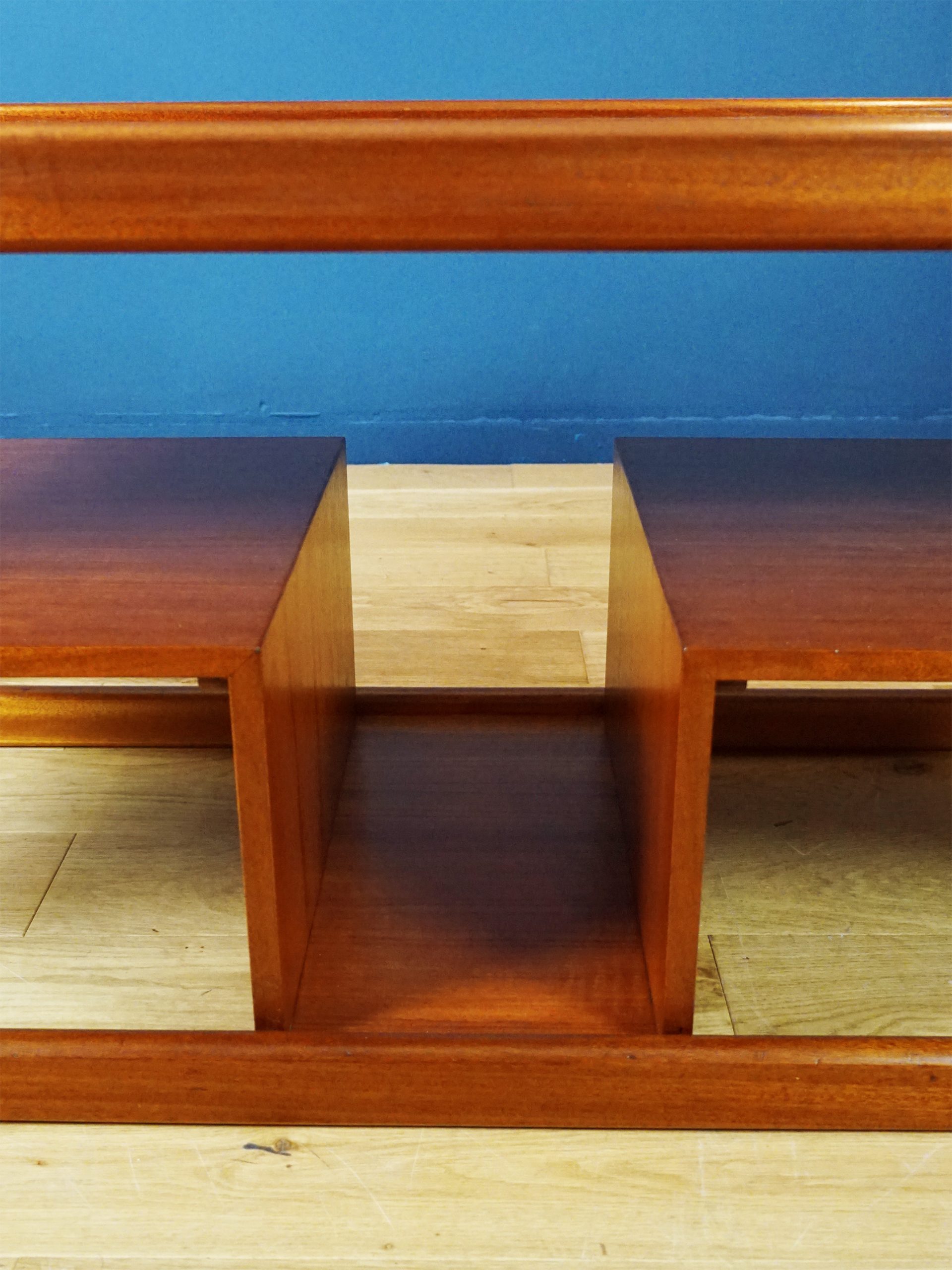 A.H. McIntosh Teak Coffee Table with Magazine Shelf - Image 6