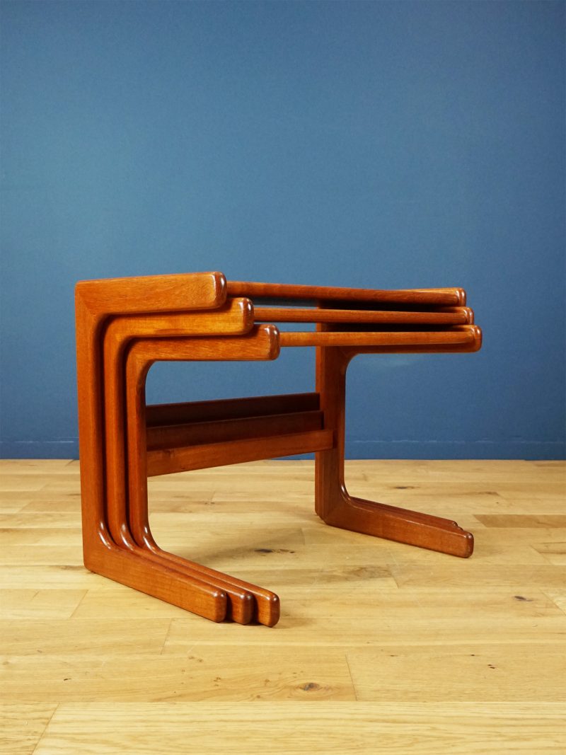 Danish Teak Nesting Tables by Salin Møbler 1960s