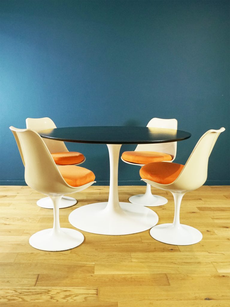 Original Vintage Arkana Tulip Dining Table by Maurice Burke