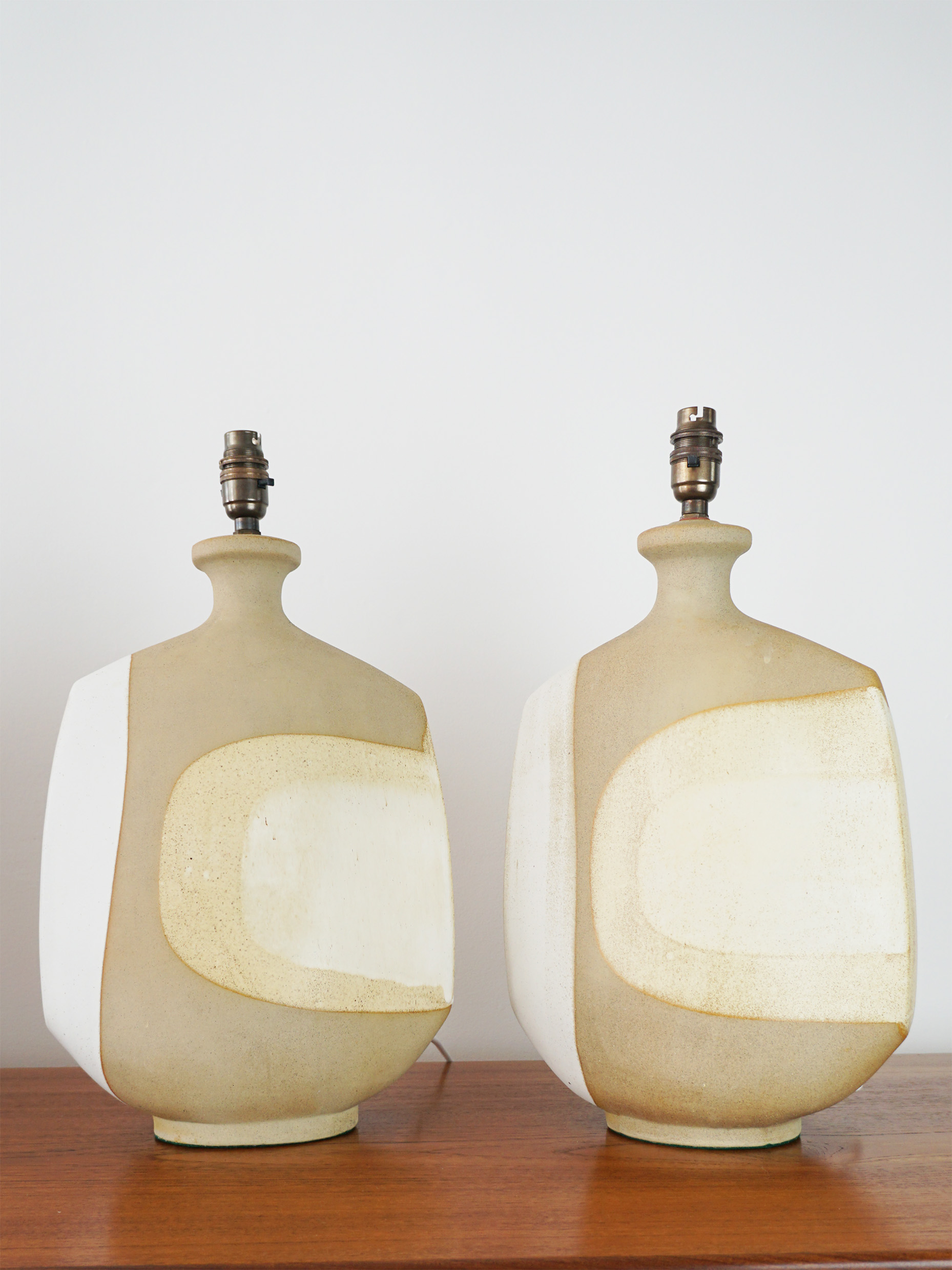 Pair of Large Tremaen Pottery ‘Nanceddan’ Table Lamps 1970s - Image 2